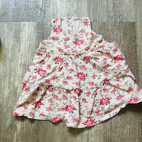 Producto - Vestido Cheeky FLores Rosa 12M