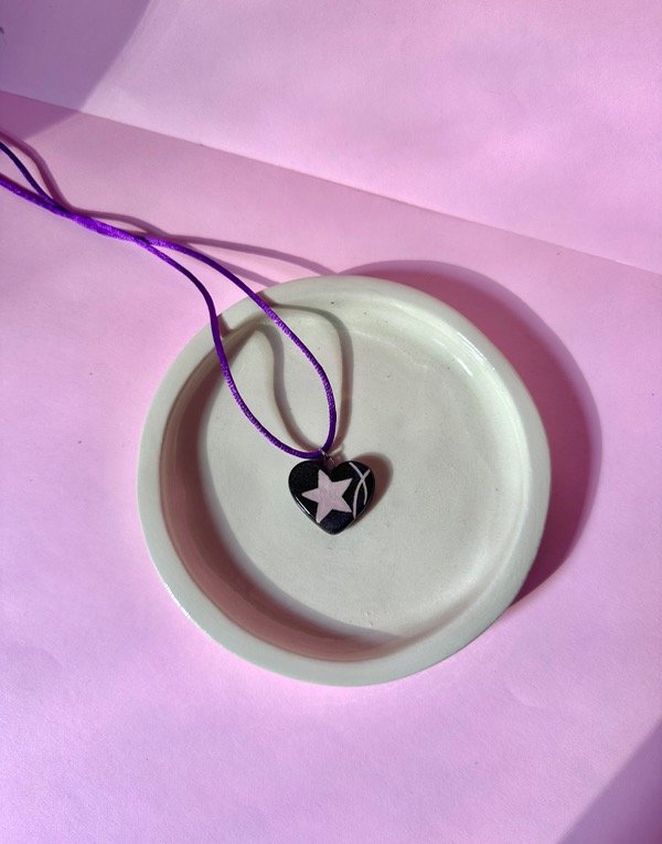 Producto - Corazón Chico Star Lila BIFAS