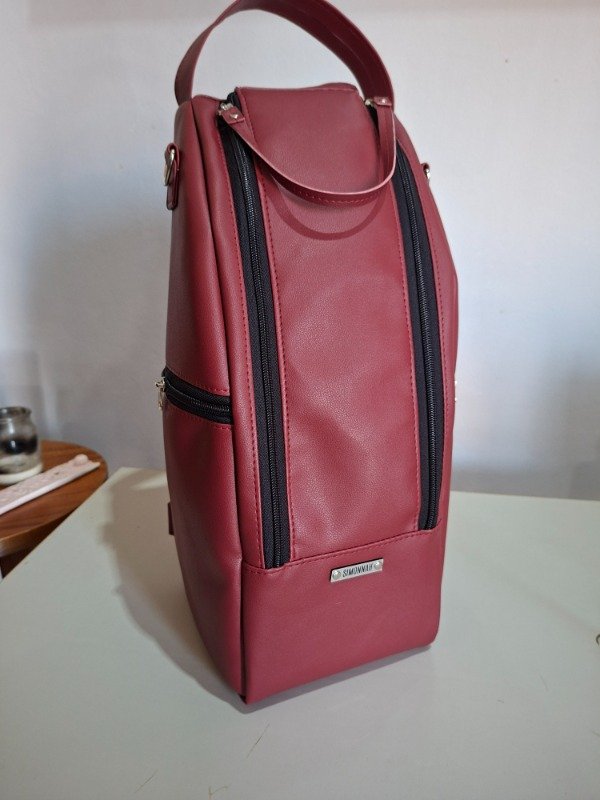 Producto - Matero Mérida bordó cierre negro