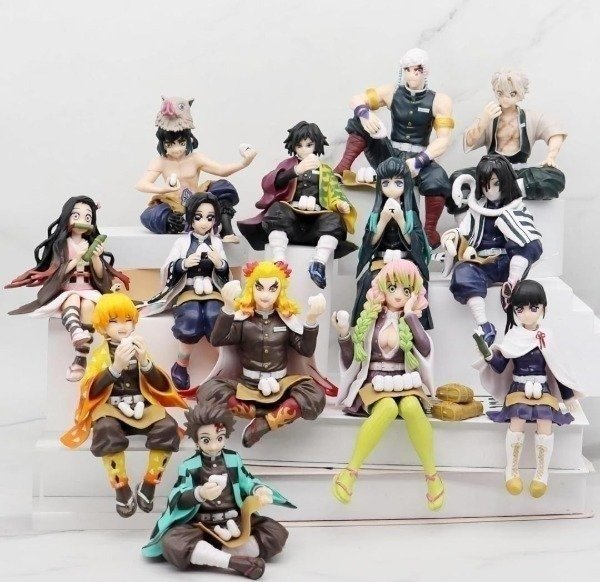 Producto - Figuras Demon Slayer comiendo onigiri - Ingrese para elegir