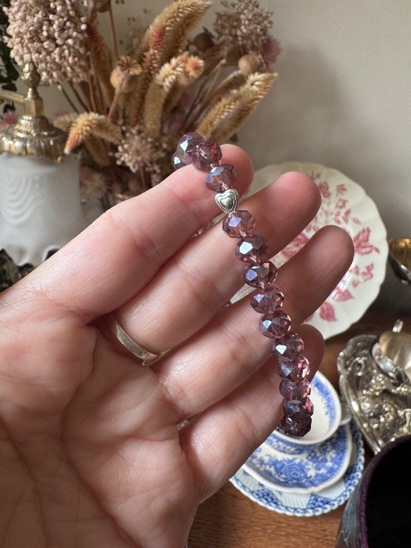 Producto - Pulsera cristal con corazón