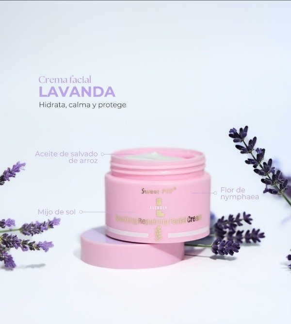 Producto - CREMA FACIAL reparadora calmante- SWEET POP