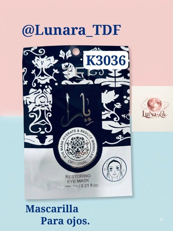 Producto - Mascarilla Hidratante para Contorno de Ojos (AZUL) - 0