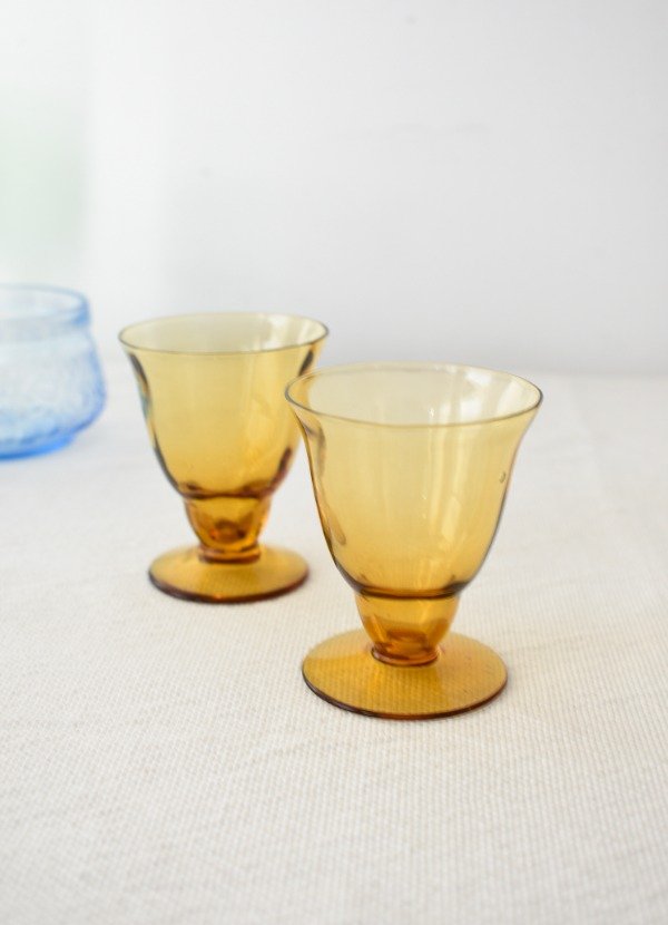 Producto - Dúo de vasos pequeños color caramelo - 2