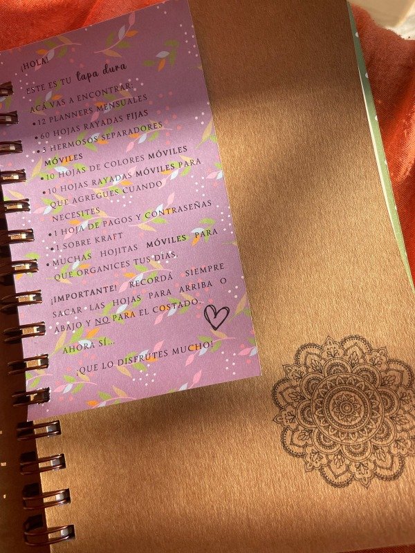 Producto - Cuaderno Planificador Anillado