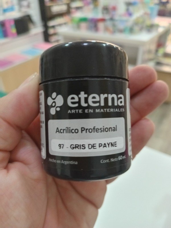 Producto - Acrilico profesional gris payne