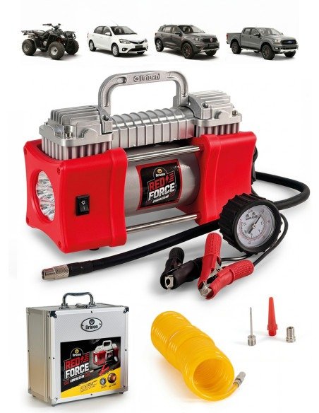 Producto - AC2152 Compresor de aire para auto metálico Red Force