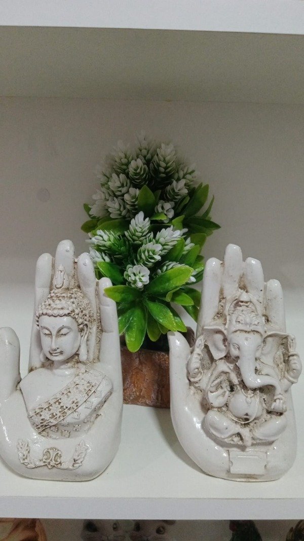 Producto - BUDA RESINA - Mano y Ganesha