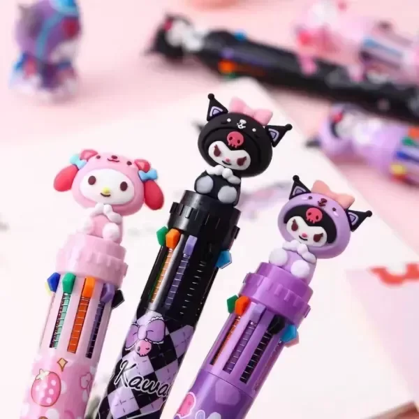 Producto - Lapicera Kuromi 10 colores