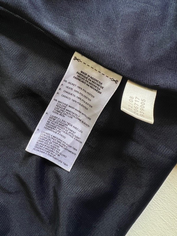Adidas campera azul marino — imagen 5