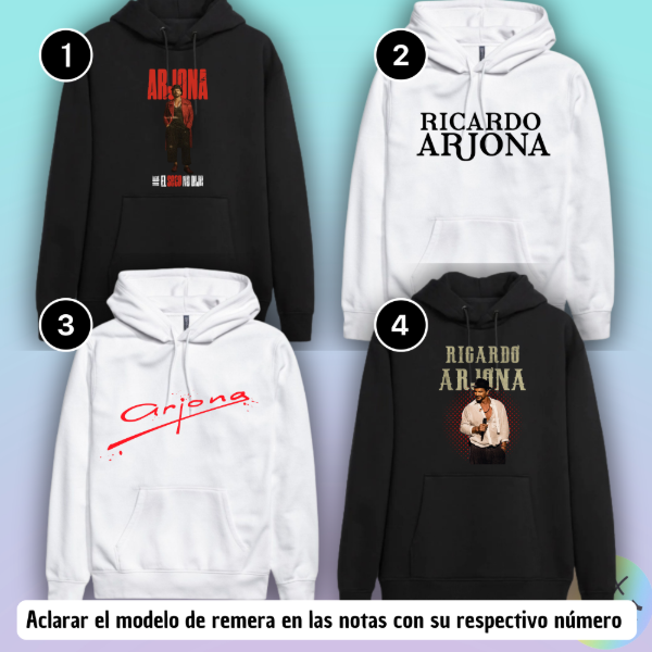Producto - Buzos Ricardo Arjona #1