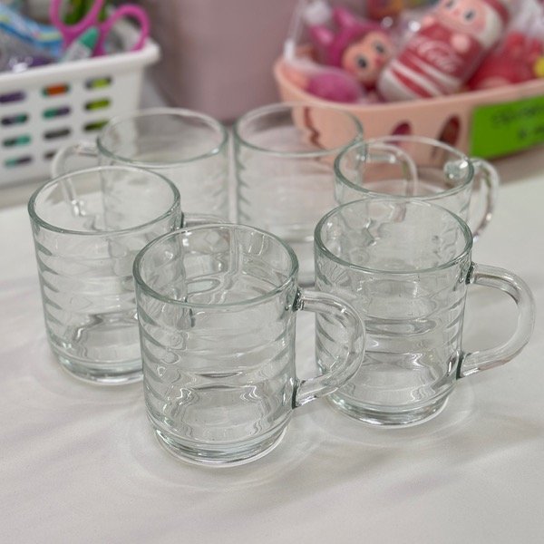 Producto - Set de 6 Tazas de Vidrio 1055 6960