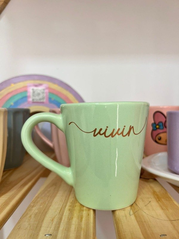 Producto - Taza cónica pastel Verde