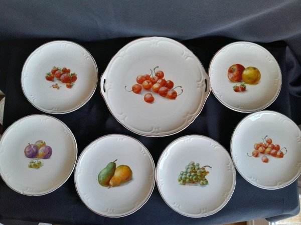 Producto - Plato masas y 6 platos  VERBANUN STONE ITALIA