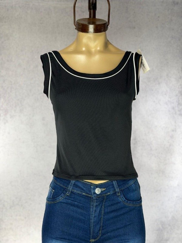 Producto - MUSCULOSA MITAR NEGRA MORLEY