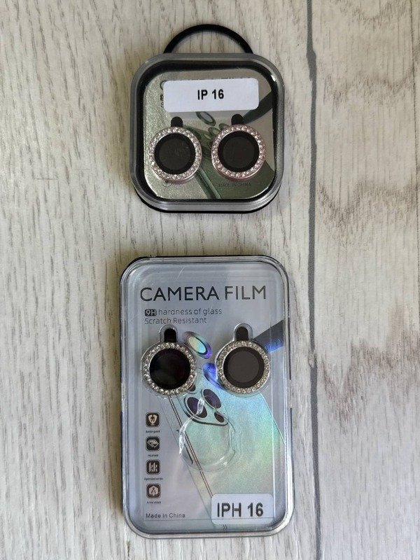 Producto - VIDRIO DE CÁMARA GLITTER PARA IPHONE 16 / 16 PLUS