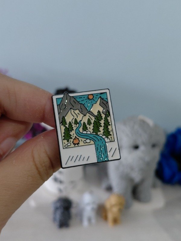 Producto - Pin metalizado - Paisaje #2675