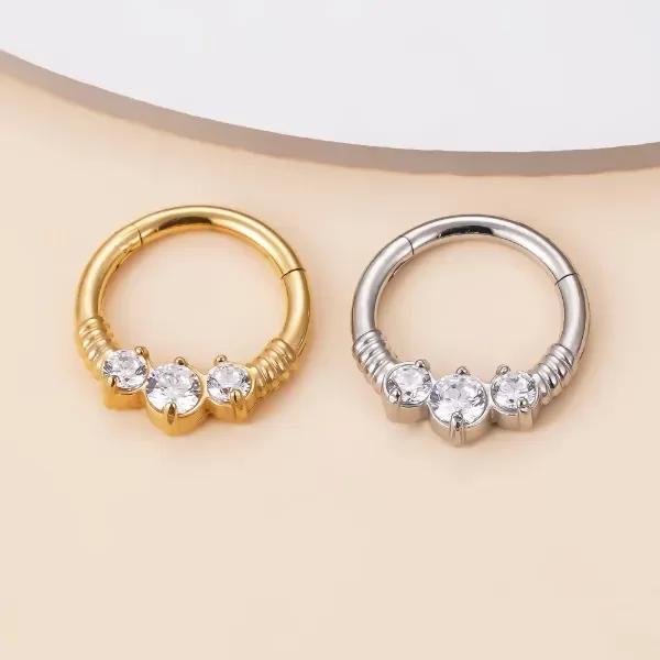Producto - Piercing Septum Clicker Strass Gota