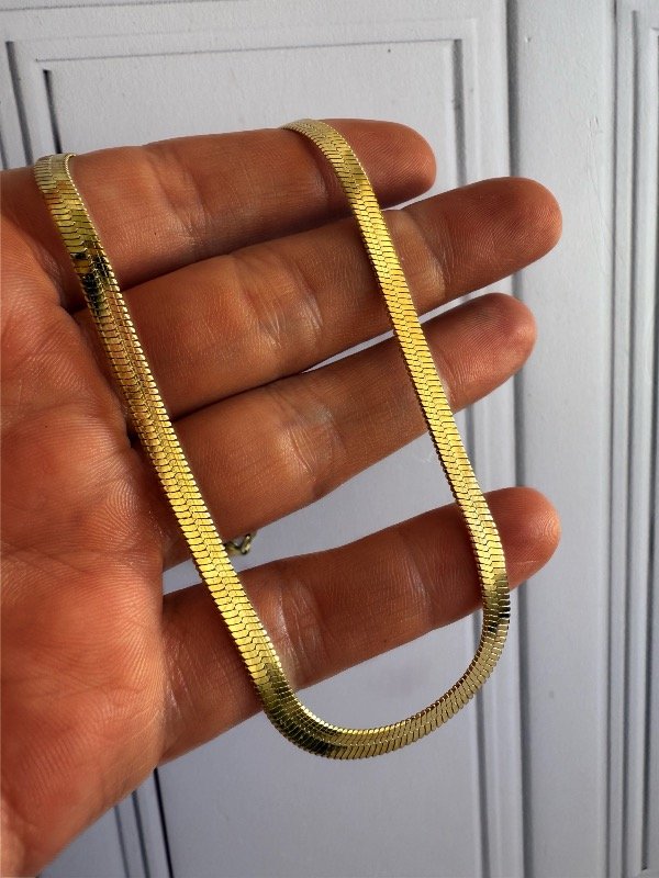 Producto - Cadena Snake Gold 40cm