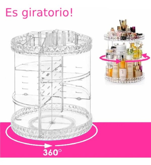Producto - PORTA COSMETICO GIRATORIO ACRILICO - 1