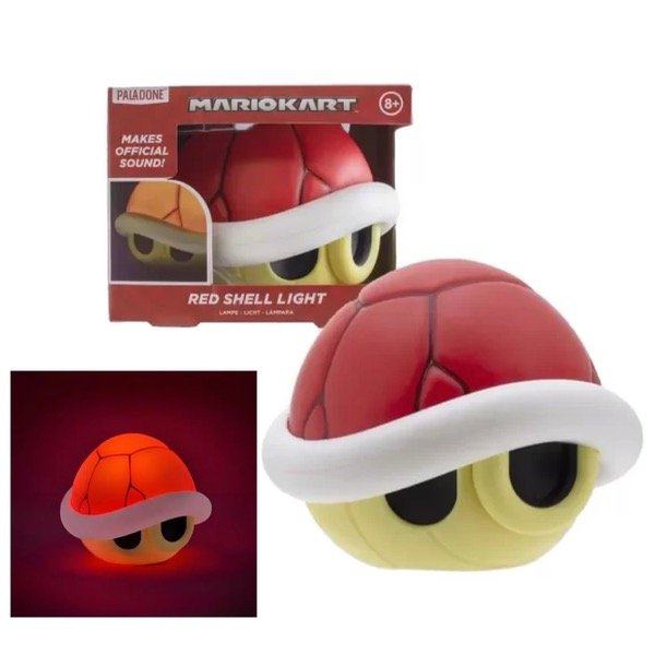Producto - Lampara Mario Kart Red Shell Light With Sound 12cm - 0
