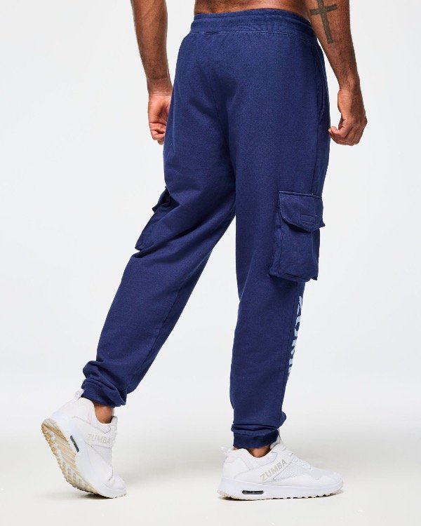 Producto - Blue Jean Men's Knit Denim Cargo Pants - 1