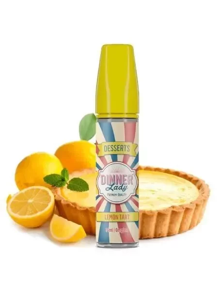 Producto - (FREEBASE) DINNER LADY FREEBASE 0MG - LEMON TART