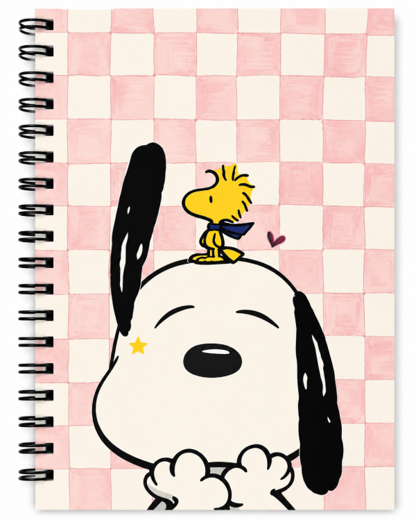 Producto - Cuaderno Snoopy Cuadrillé