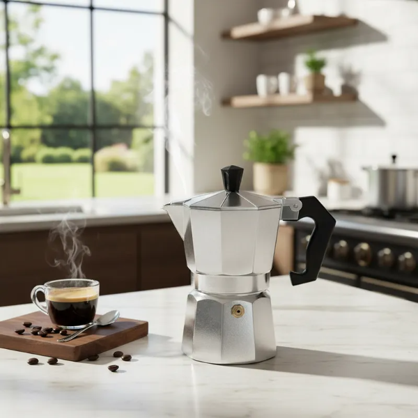 Producto - Cafetera Italiana 2 Tazas Aluminio Pezzetti Italexpress