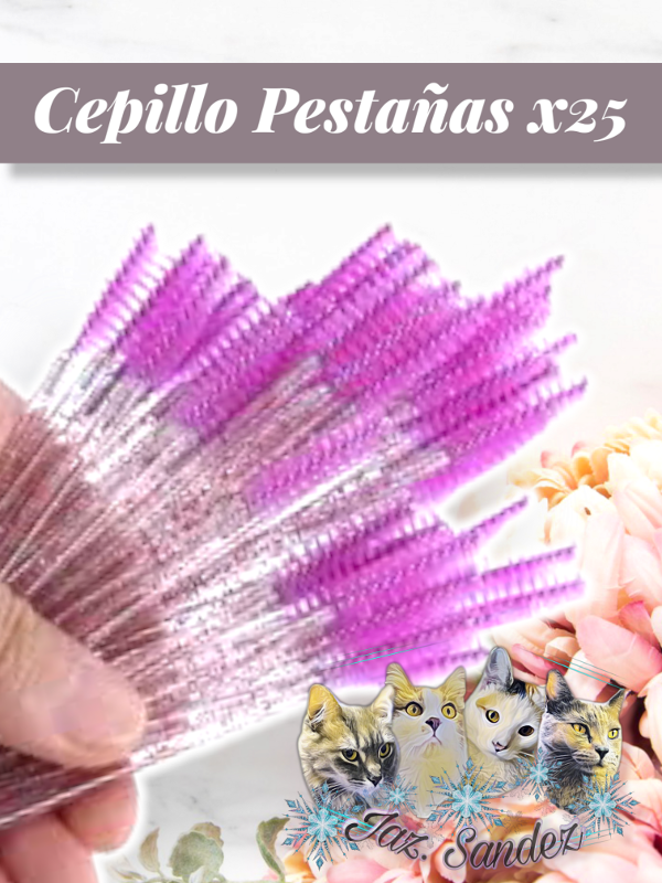 Producto - CEPILLOS PESTAÑAS x25