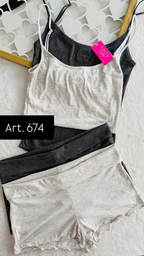 Producto - Pijama morley kaury gris claro Talle 1