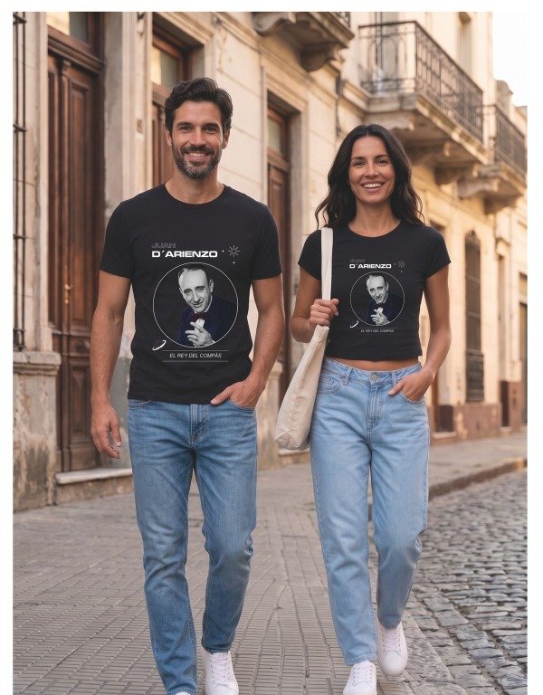 Producto - Remera Juan D'Arienzo El Rey del Compás - Negra - 5