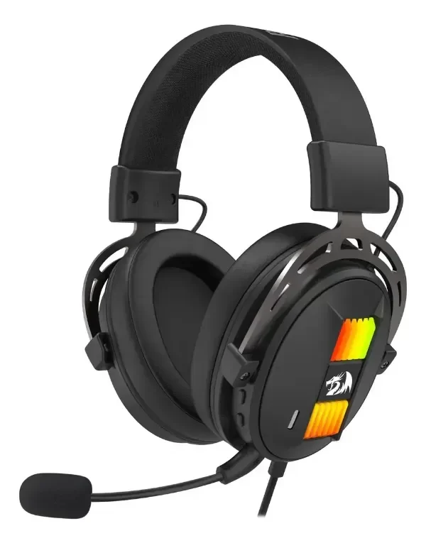 Producto - Auriculares Gamers Redragon H375RGB Usb 7.1 Con Luz Negro - 0