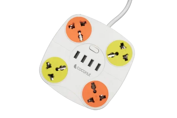 Producto - Zapatilla Alargue Universal Cable 1.5m 4 Tomas 4