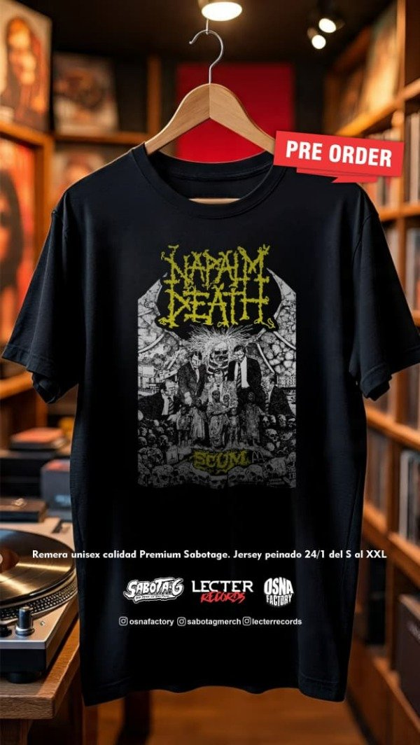 Producto - PRE ORDER - Remera Napalm Death