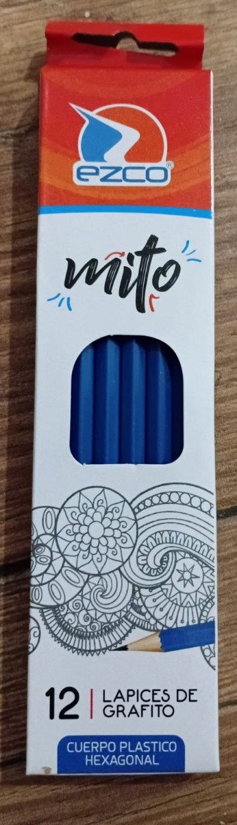 Producto - Lapiz negro Ezco Mito flexible x 12 unidades