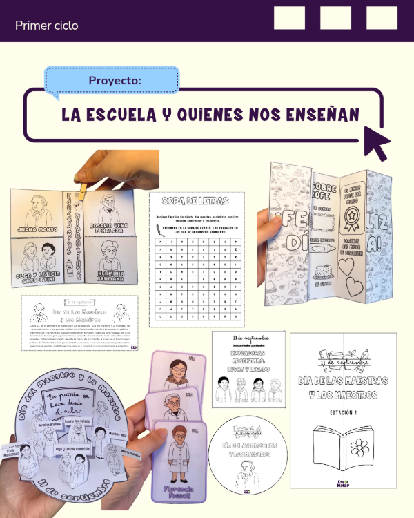 Producto - 11 DE SEPTIEMBRE: LA ESCUELA Y QUIENES NOS ENSEÑAN - PRIMER CICLO