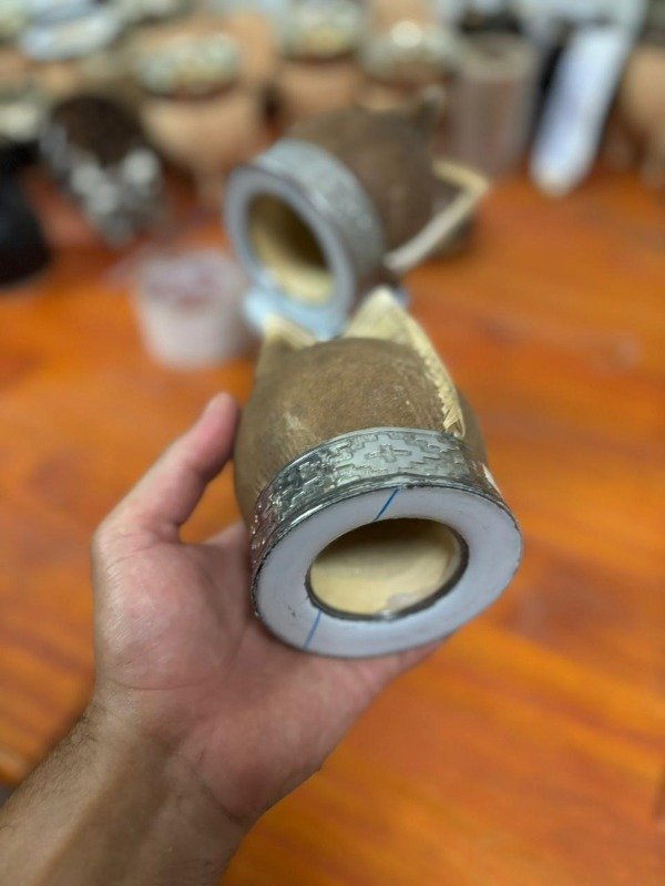 Producto - imperial, cuero crudo, virola de acero lisa