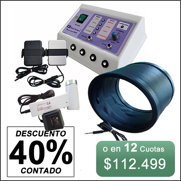 Producto - KIT KINESIOLOGICO - Magneto + Tunel + Ultrasonido Portatil - KERTRAN