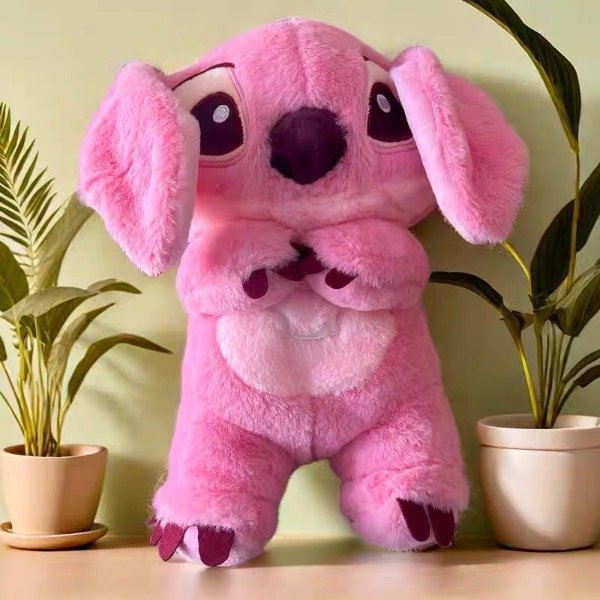 Producto - Peluche Stitch de apego respira, luz y sonido (rosa)