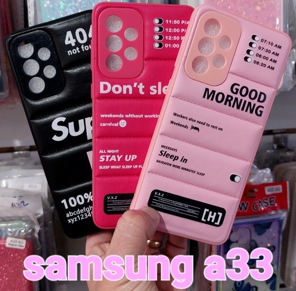 Producto - Fundas puffer cuero. Samsung a33