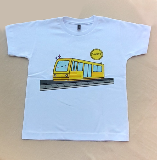 Producto - Remera manga corta Medios de transporte argentino