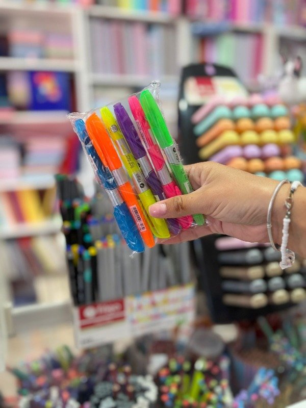 Producto - set resaltador fluor - promo