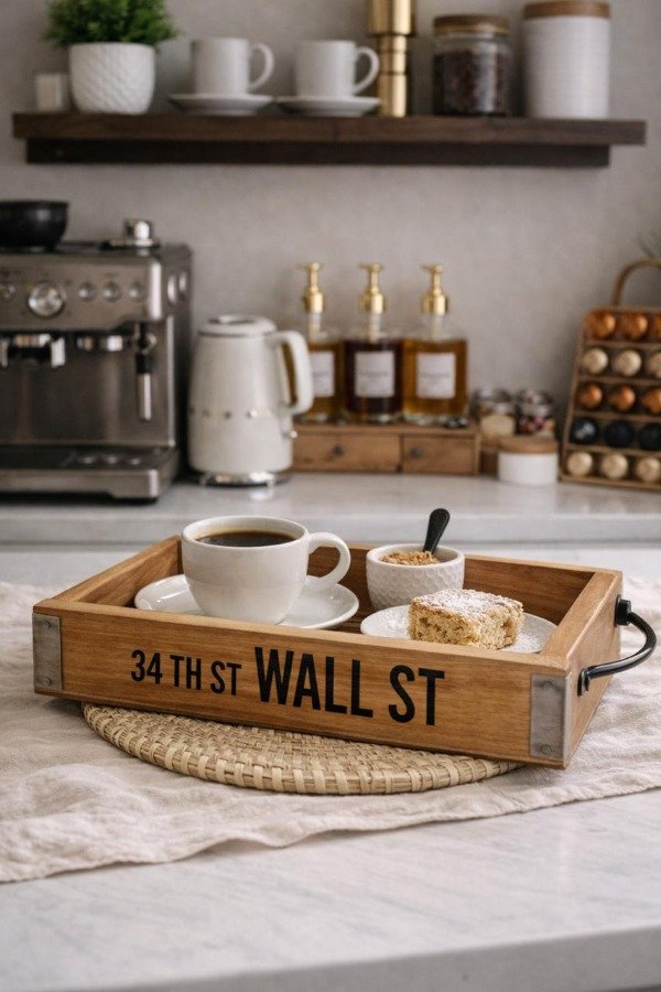 Producto - Bandeja "Wall St" con tiradores de campo y esquineros