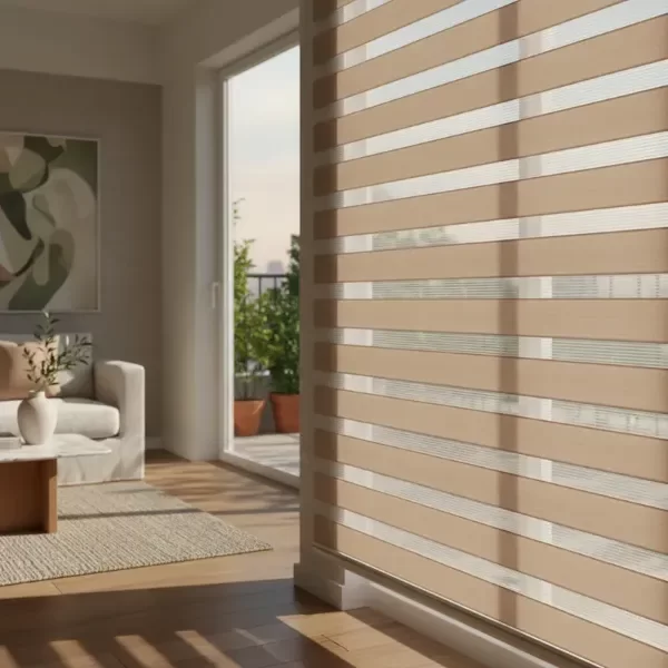 Producto - Cortina Roller Noche  y Dia Zebra 200x200 cm