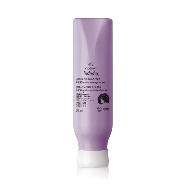Producto - Acondicionador Cabello Rizado Tododia Mora y Óleo de Coco 280 ml