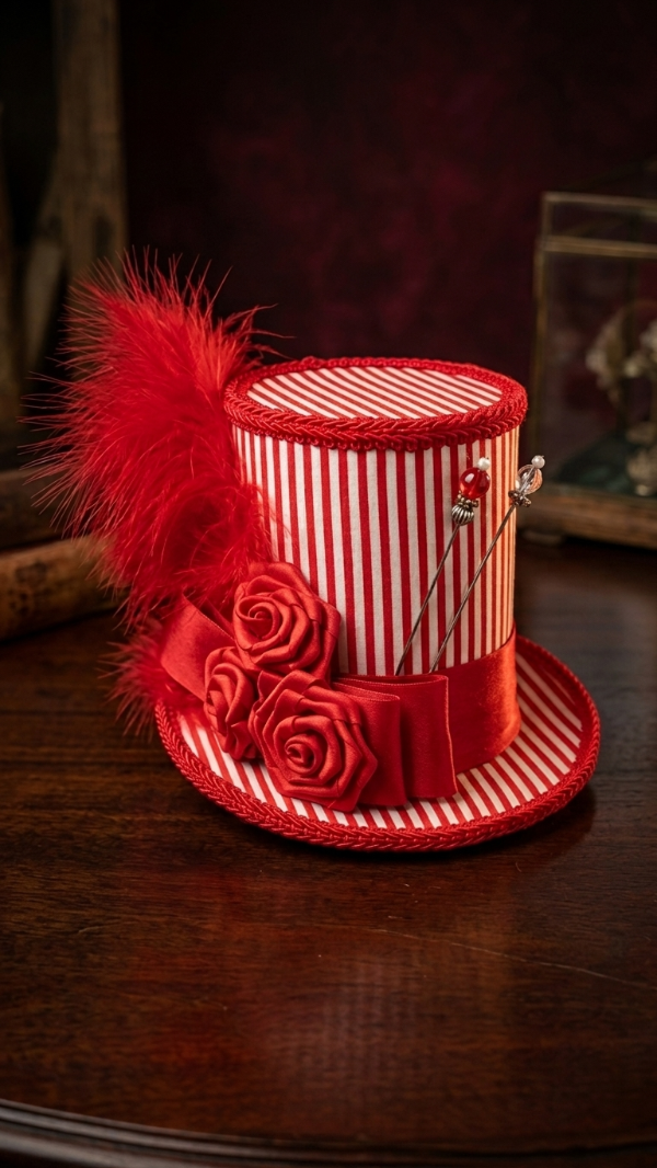 Producto - mini galera 12 cm red flowers - 3