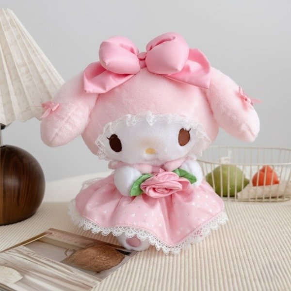 Producto - Peluche sanrio My Melody con vestido gala 28x25cm