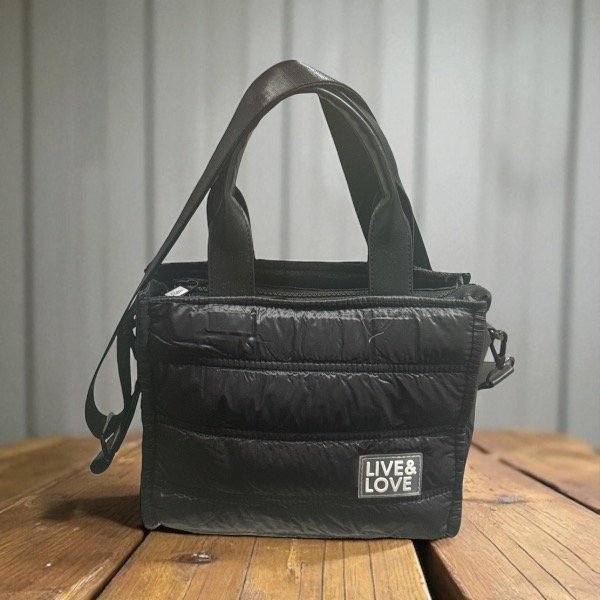 Producto - Carterita Puffer negra