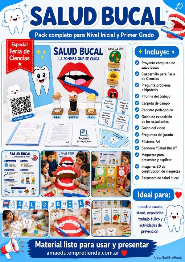 Producto - Feria de Ciencias - SALUD BUCAL (Inicial y Primer Grado)